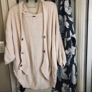 Chunky ivory cardigan